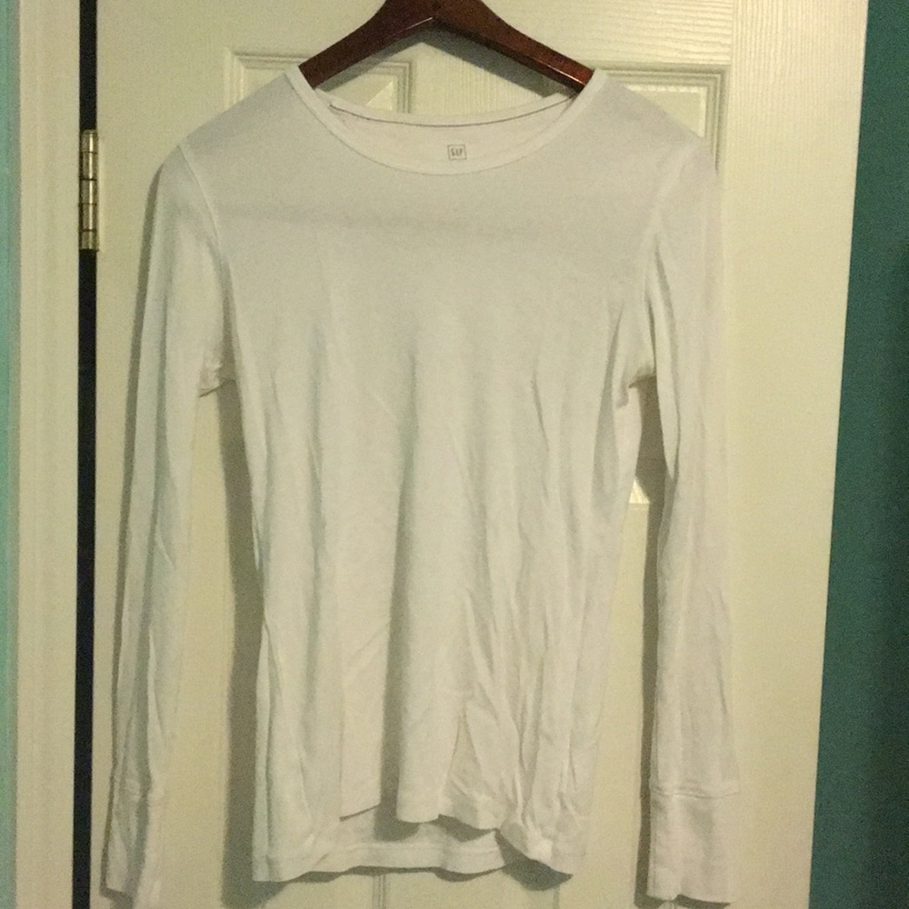 white long sleeve shirt